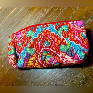 Vera Bradley Paisley in Paradise Makeup or Pencil Case